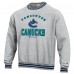Vancouver Canucks Champion Heather Gray Reverse Weave Yarn Dye Pullover Sweatshirt