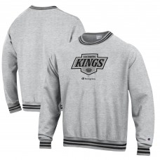 Los Angeles Kings Champion Heather Gray Reverse Weave Yarn Dye Pullover Sweatshirt