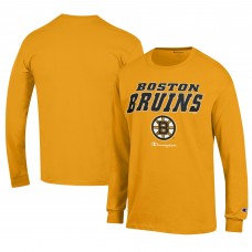 Футболка с длинным рукавом Boston Bruins Champion Long-Sleeve Jersey - Gold