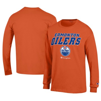 Футболка с длинным рукавом Edmonton Oilers Champion Jersey - Orange