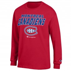 Футболка с длинным рукавом Montreal Canadiens Champion Long-Sleeve Jersey - Red