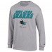 Футболка с длинным рукавом San Jose Sharks Champion Jersey - Gray