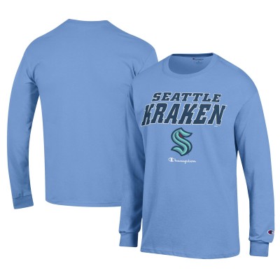 Футболка с длинным рукавом Seattle Kraken Champion Jersey - Light Blue