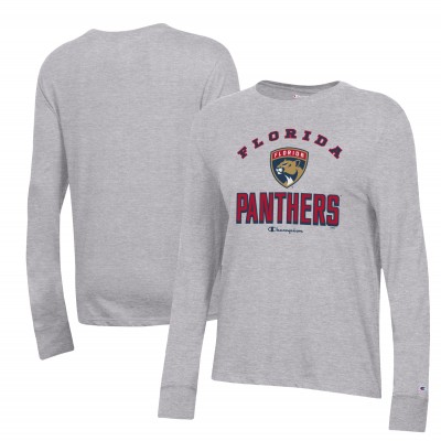 Футболка с длинным рукавом Florida Panthers Champion Womens Core - Heather Gray