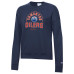 Женская свитшот Edmonton Oilers Champion Navy Powerblend Pullover