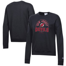 Женская свитшот New Jersey Devils Champion Black Powerblend Pullover Женская свитшот New Jersey Devils Champion Black Powerblend Pullover