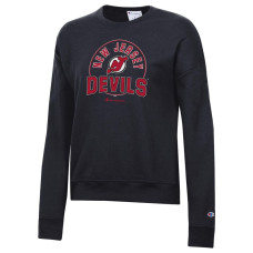 Женская свитшот New Jersey Devils Champion Black Powerblend Pullover Женская свитшот New Jersey Devils Champion Black Powerblend Pullover