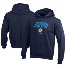 Толстовка Winnipeg Jets Champion Youth Eco Powerblend - Navy