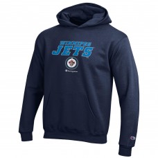 Толстовка Winnipeg Jets Champion Youth Eco Powerblend - Navy