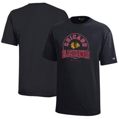 Футболка Подростковая Chicago Blackhawks Champion Black Jersey