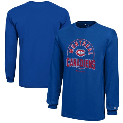 Футболка Montreal Canadiens Champion Youth Long-Sleeve Jersey - Royal