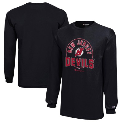 Футболка New Jersey Devils Champion Youth Long-Sleeve Jersey - Black