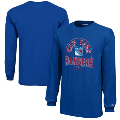 Футболка с длинным рукавом New York Rangers Champion Youth Jersey - Royal