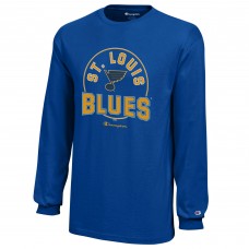 Подростковая St. Louis Blues Champion Royal Long-Sleeve Jersey T-Shirt