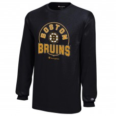 Футболка с длинным рукавом Boston Bruins Champion Youth Long-Sleeve Jersey - Black
