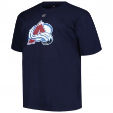 Футболка Colorado Avalanche Cale Makar Fanatics Navy Big &Tall Name & Number