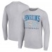 Футболка Pittsburgh Penguins Starter Heather Gray Retro Graphic Long Sleeve Crew