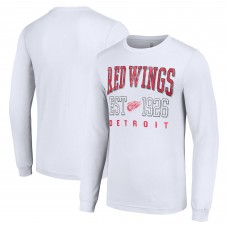 Футболка Detroit Red Wings Starter Retro Graphic Long Sleeve Crew - White