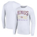 Los Angeles Kings Starter White Retro Graphic Long Sleeve Crew T-Shirt Los Angeles Kings Starter White Retro Graphic Long Sleeve Crew T-Shirt