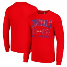 Футболка Washington Capitals Starter Retro Graphic Long Sleeve Crew - Red