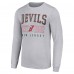 Футболка с длинным рукавом New Jersey Devils Starter Retro Graphic - Heather Gray