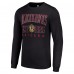 Футболка Chicago Blackhawks Starter Retro Graphic Long Sleeve Crew - Black