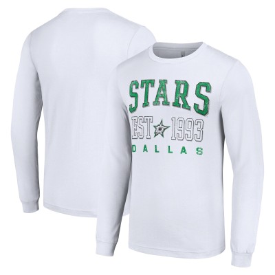 Футболка с длинным рукавом Dallas Stars Starter  Logo Graphic - White