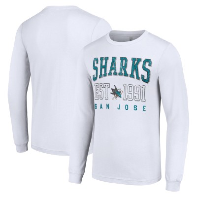 Футболка с длинным рукавом San Jose Sharks Starter  Logo Graphic - White
