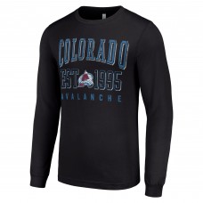 Футболка с длинным рукавом Colorado Avalanche Starter  Logo Graphic - Black