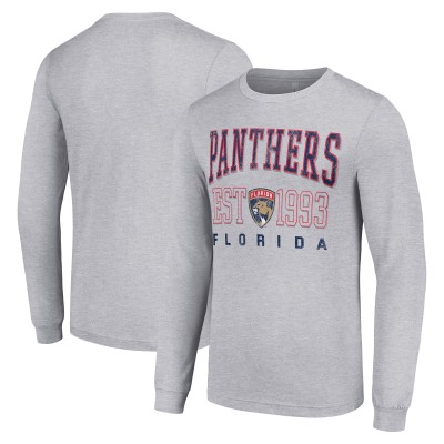 Футболка с длинным рукавом Florida Panthers Starter Logo Graphic - Heather Gray
