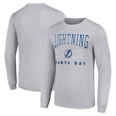 Футболка Tampa Bay Lightning Starter  Logo Graphic Long Sleeve - Heather Gray