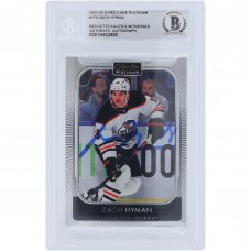 Zach Hyman Edmonton Oilers Autographed 2021-22 Upper Deck O-Pee-Chee Platinum #175 Beckett Fanatics Witnessed Authenticated Card