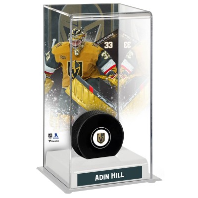 Кейс для шайбы Adin Hill Vegas Golden Knights Fanatics Authentic Deluxe Tall