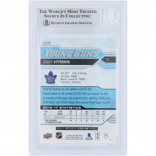 Zach Hyman Toronto Maple Leafs Autographed 2016-17 Upper Deck Series One Young Guns #222 Beckett Fanatics Witnessed Authenticated Rookie Card