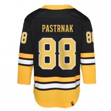 Игровая джерси Youth Boston Bruins David Pastrnak Black 100th Anniversary Premier Player