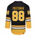Игровая джерси Youth Boston Bruins David Pastrnak Black 100th Anniversary Replica Player