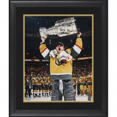 Jack Eichel Vegas Golden Knights Autographed Fanatics Authentic Framed 16 x 20 Raising Cup Photograph with 23 SC Champs Inscription