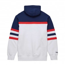 Толстовка Washington Capitals Mitchell & Ness White/Navy Head Coach