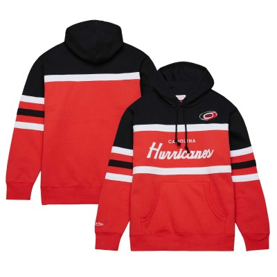 Толстовка Carolina Hurricanes Mitchell & Ness Head Coach - Red/Black