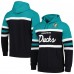 Толстовка Anaheim Ducks Mitchell & Ness Black/Teal Head Coach