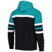 Толстовка Anaheim Ducks Mitchell & Ness Black/Teal Head Coach