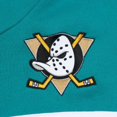 Толстовка Anaheim Ducks Mitchell & Ness Black/Teal Head Coach