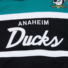 Толстовка Anaheim Ducks Mitchell & Ness Black/Teal Head Coach