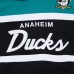 Толстовка Anaheim Ducks Mitchell & Ness Black/Teal Head Coach