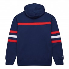 Florida Panthers Mitchell & Ness Navy Head Coach Pullover Hoodie