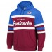 Толстовка Colorado Avalanche Mitchell & Ness Burgundy/Light Blue Head Coach