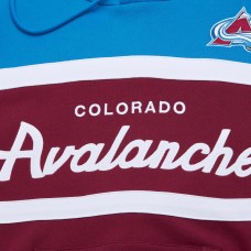 Толстовка Colorado Avalanche Mitchell & Ness Burgundy/Light Blue Head Coach