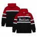Толстовка Chicago Blackhawks Mitchell & Ness Black/Red Head Coach