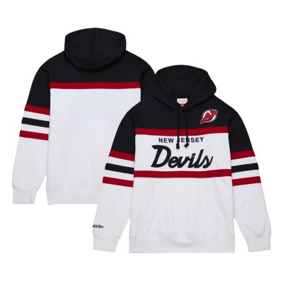 Толстовка New Jersey Devils Mitchell & Ness White/Black Head Coach