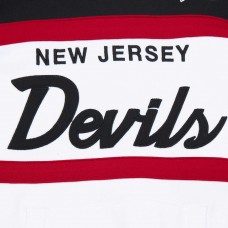 Толстовка New Jersey Devils Mitchell & Ness White/Black Head Coach